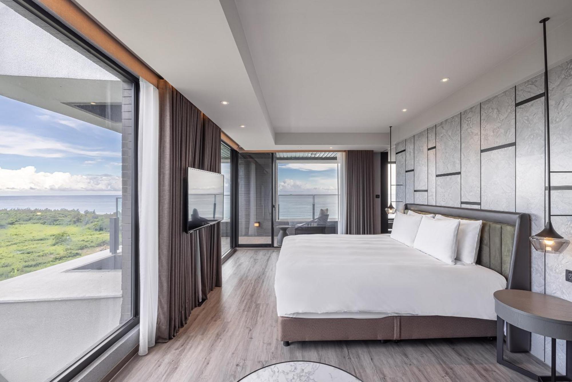 Lakeshore Hotel Hualien Taroko Shunan Room photo A bedroom at the hotel